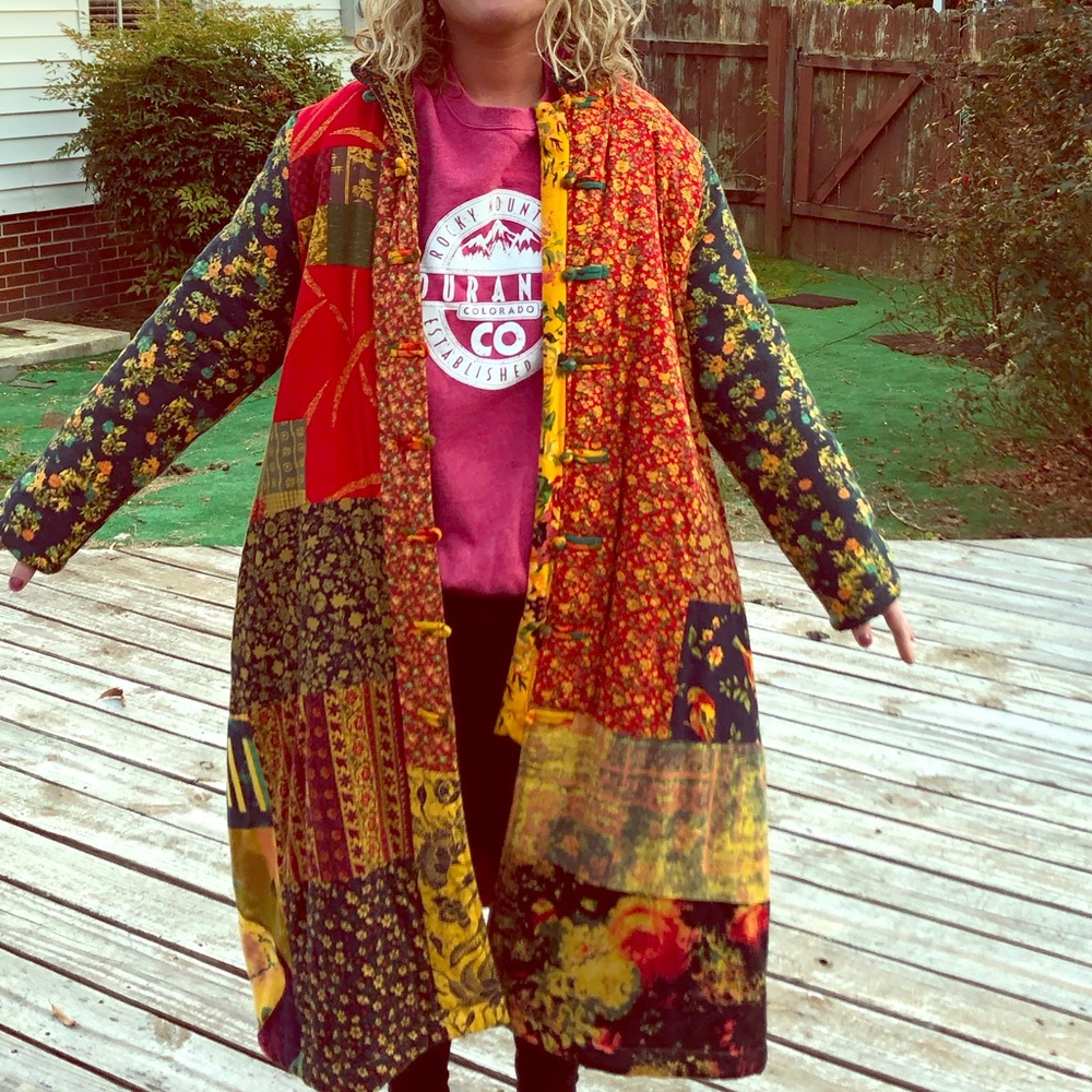 Vintage reversible quilted jacket